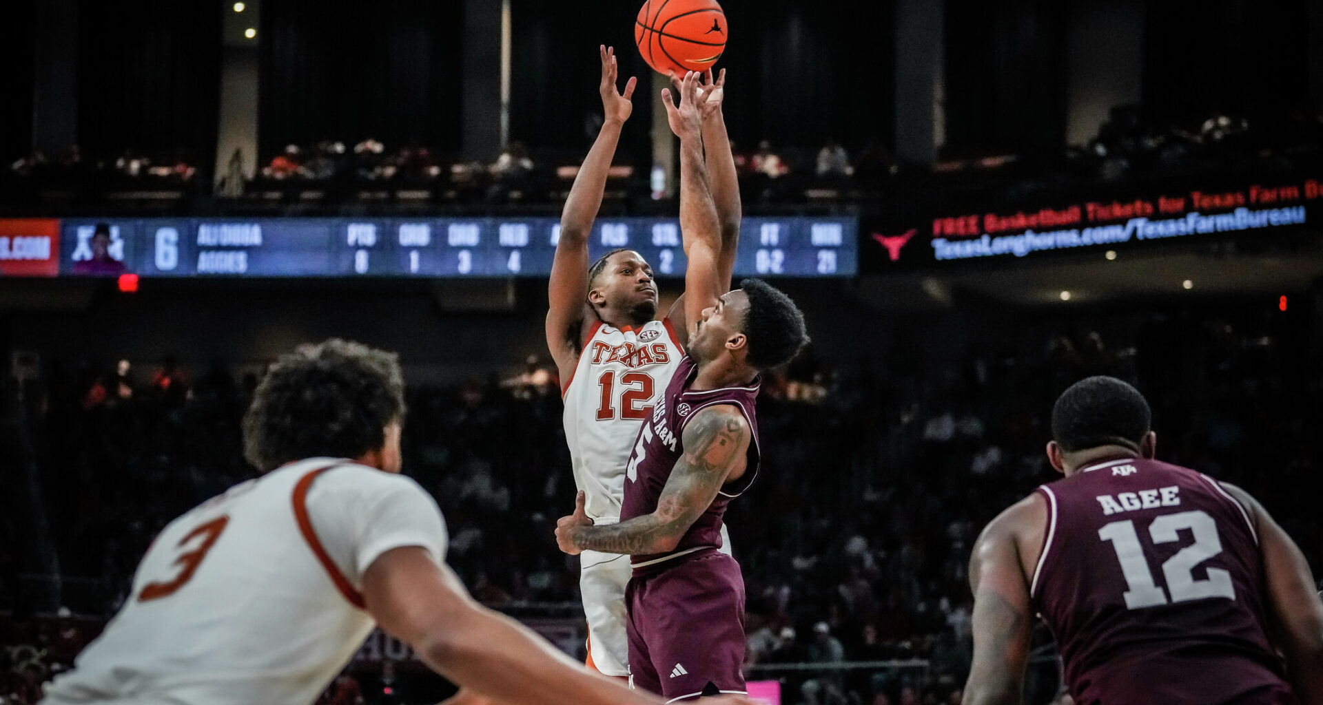Texas vs Texas A&M basketball in Austin