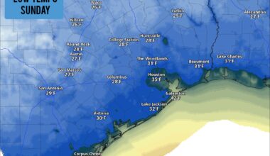 Which parts of Houston will freeze Sunday? Here’s what to expect.