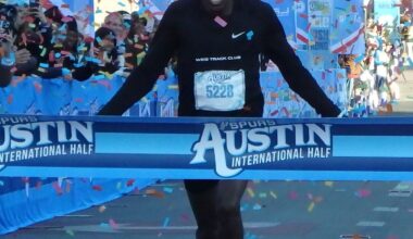 Victor Shitsama, Paige Hofstad race to Spurs Austin Half Marathon wins