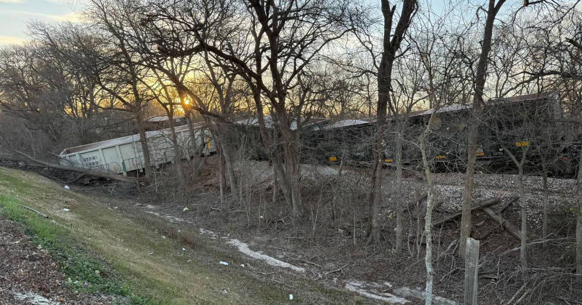 Train derails in Manor; no injuries reported