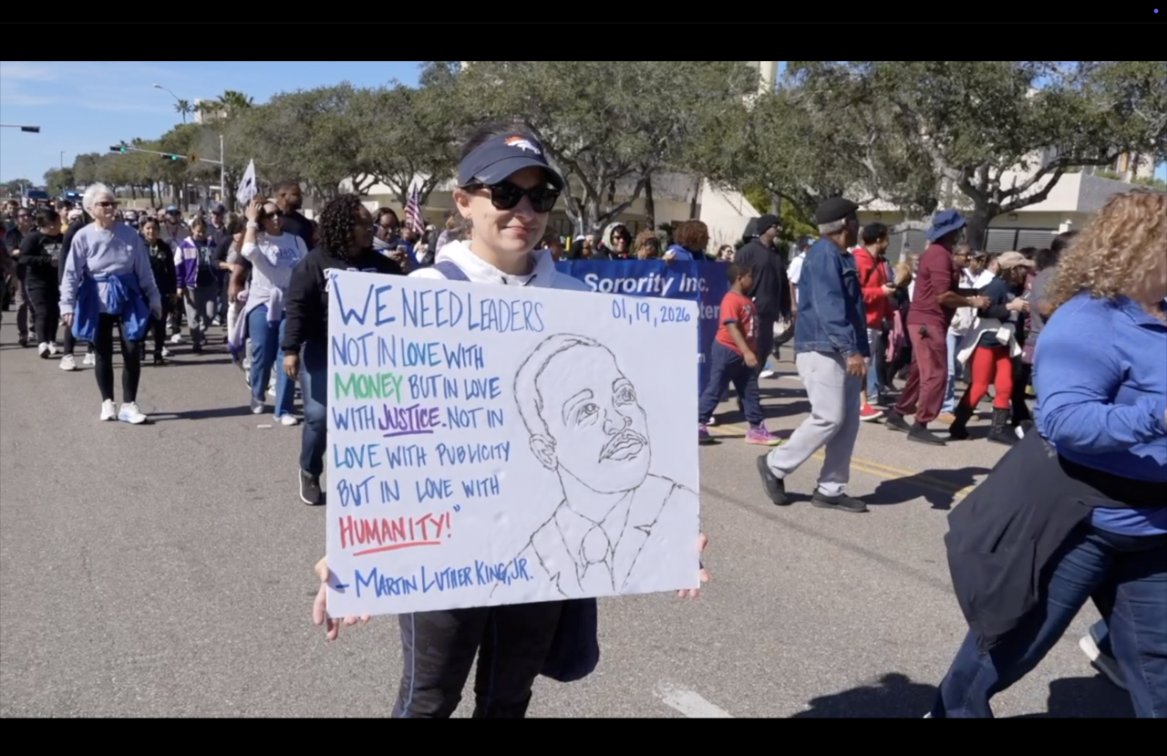  Hundreds march in Corpus Christi to honor Dr. Martin Luther King Jr.'s legacy 