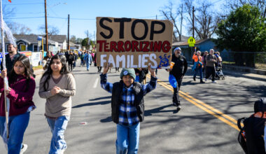 Everyone we saw at San Antonio's MLK Jr. march, considered the largest in the nation
