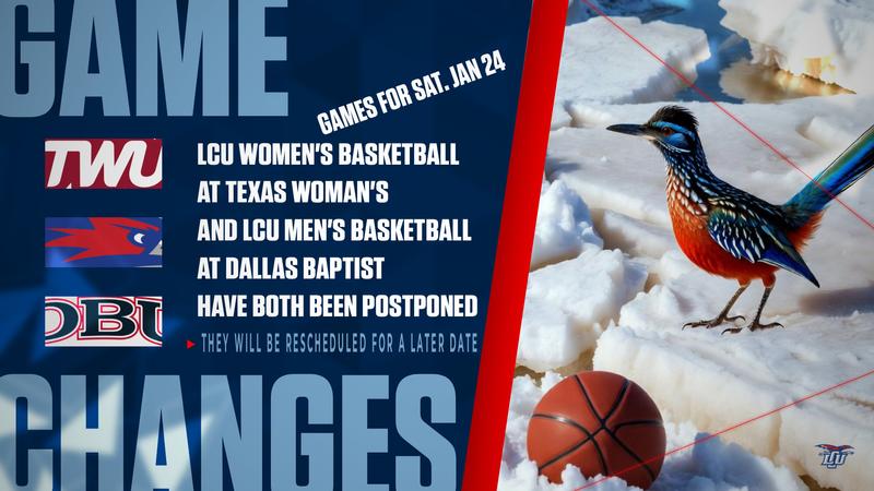 Winter Weather Prompts Schedule Changes for LCU Basketball