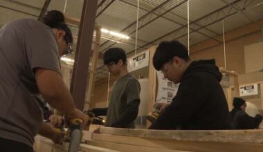 San Antonio ISD students help build 100 twin-size beds for children in need
