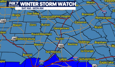 Austin winter weather: Storm timeline as freezing temps, icy roads expected