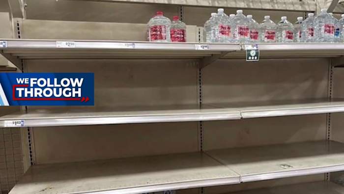 People still clearing grocery shelves in San Antonio despite stores saying there is plenty of inventory
