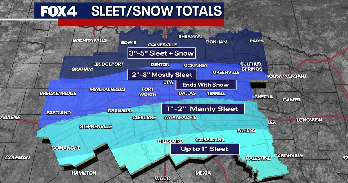 Dallas Weather: Dangerous ice and sleet as winter storm hits North Texas; Latest school closures