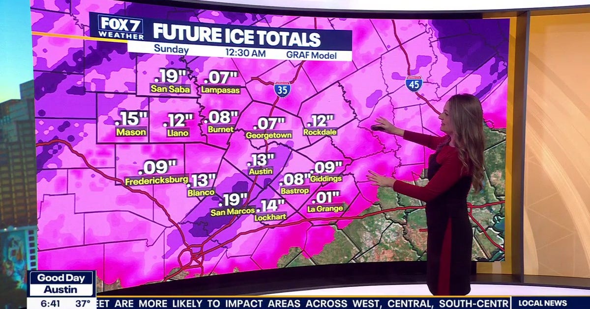 Austin winter storm weather update for Jan. 24, 2026