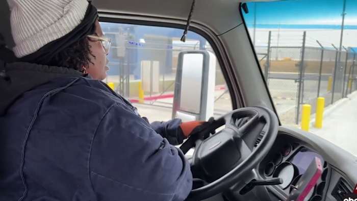 San Antonio truck driver urges people to slow down on roads for cold, wet weather