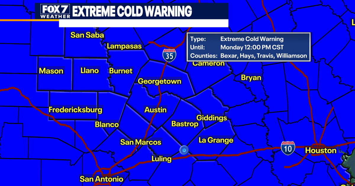 Austin weather: Extreme Cold Warning and icy conditions
