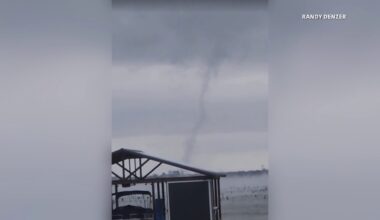 WATCH: 'Steamnado' vortex appears over Lake Lewisville