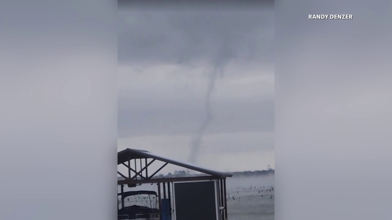 WATCH: 'Steamnado' vortex appears over Lake Lewisville