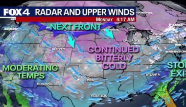 Dallas weather: When will the temperature get above freezing?