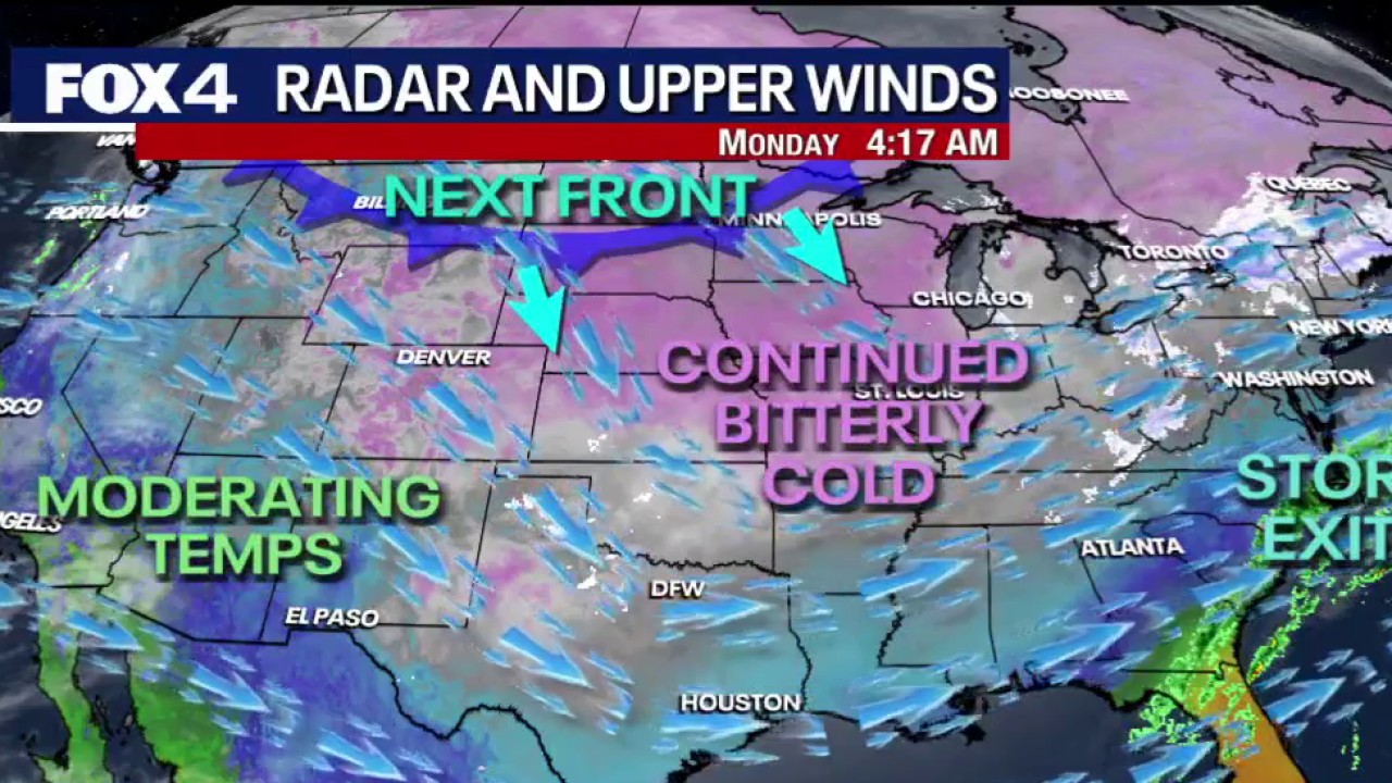 Dallas weather: When will the temperature get above freezing?