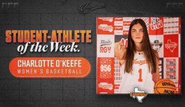 UTRGV Student-Athlete of the Week: Charlotte O’Keefe