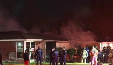 Houston firefighters rescue elderly man from burning southeast Houston home