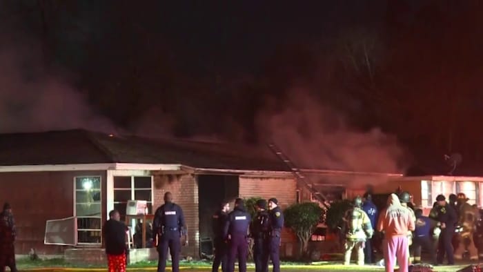 Houston firefighters rescue elderly man from burning southeast Houston home