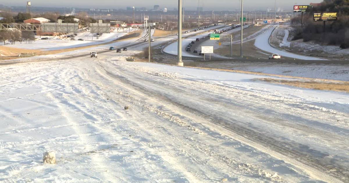 LIVE: Road conditions in DFW for Tuesday