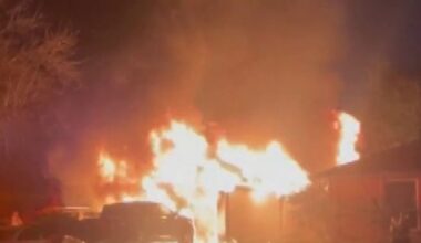 2 hospitalized after car fire spreads to home in SW Houston