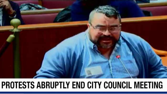 Dozens protest Houston’s ICE cooperation at City Council meeting