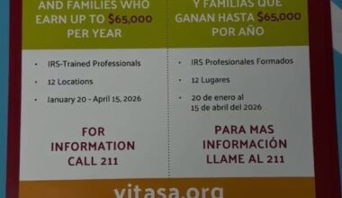 VITA San Antonio offers free tax preparation for residents earning $65,000 or less