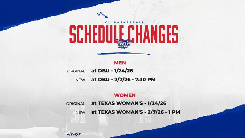 LCU Basketball Announces Rescheduled Road Games Following Weather Postponements