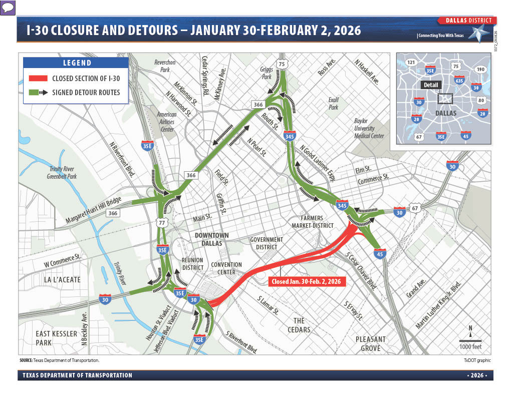 I-30 Closures Aren’t New — But the Impact on South Dallas Is Growing