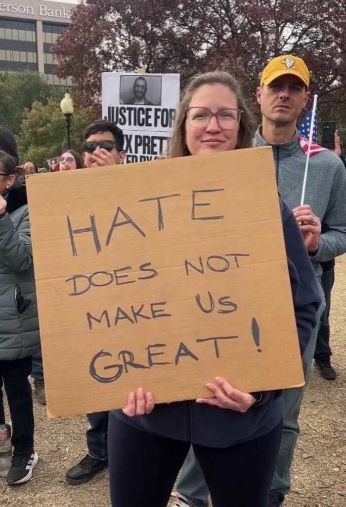 Hundreds protest against ICE in downtown San Antonio