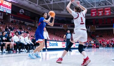 Lady Mavs close a three-game road swing Saturday in Riverside