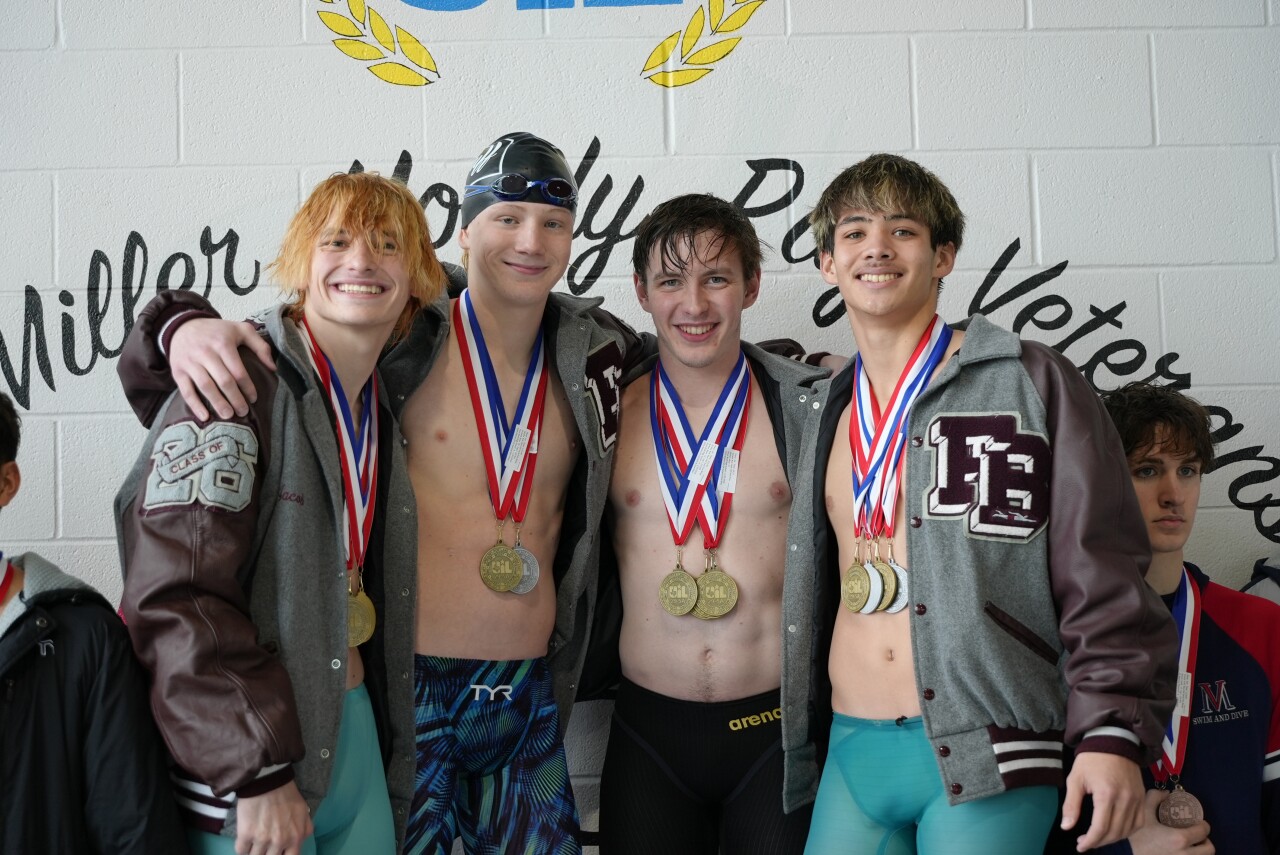 Flour Bluff swim relay team
