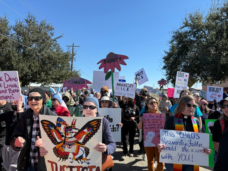 Activists collecting donations to cover legal fees for protesters arrested at Dilley detention site