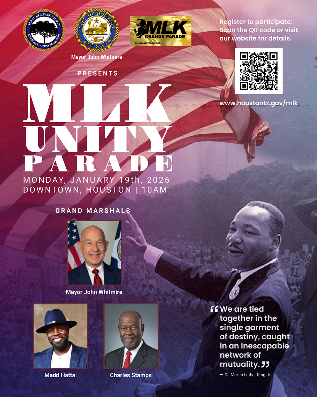MLK Unity Parade Flyer