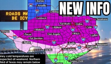 Arctic Cold and Winter Storm Threat Increase Across Texas This Weekend