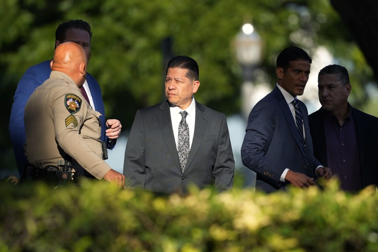 Former Uvalde Consolidated Independent School District police officer Adrian Gonzales