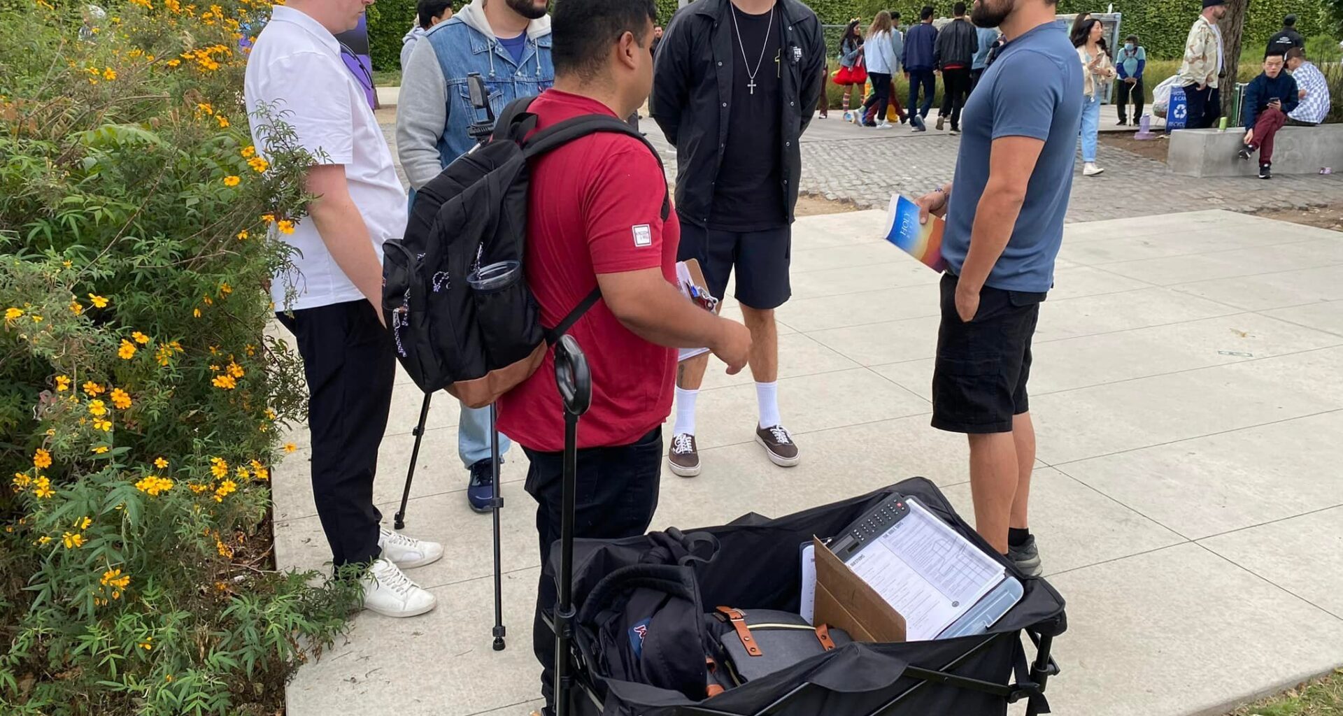 Street preachers handcuffed, detained outside Dallas arena