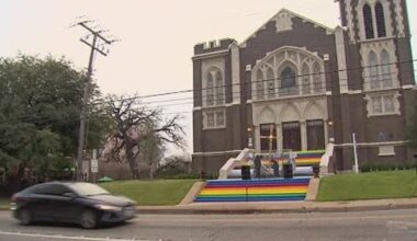 Historic Dallas UMC church gets OK to keep rainbow-painted steps