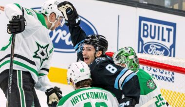 Stars’ wearisome road trip ends with thud in loss to Mammoth as Dallas’ slide continues