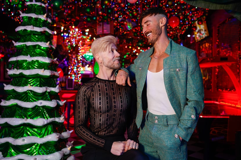 David Perre (left) and Andrew Perre own Crush Nightclub in Oak Lawn on the corner of Cedar...