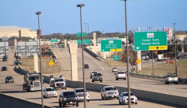 The 183 North Mobility Project adds two new toll roads in both directions from from North Austin through Cedar Park, connecting to the 183A Toll. (Haley McLeod/Community Impact)
