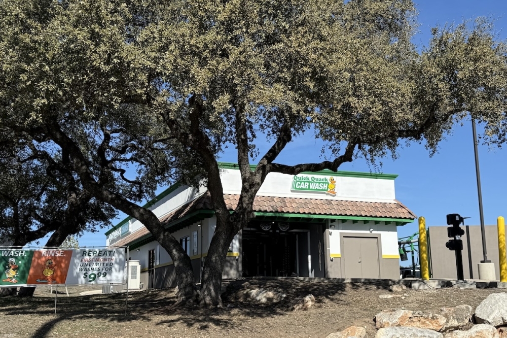 Quick Quack Car Wash's sixth San Antonio location is situated off of Bulverde Road, just north of Loop 1604. (Andrew Creelman/Community Impact)