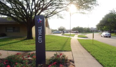 Jersey Village City Council meets in the Civic Center Auditorium located at 16327 Lakeview Drive, Jersey Village. (Community Impact staff)