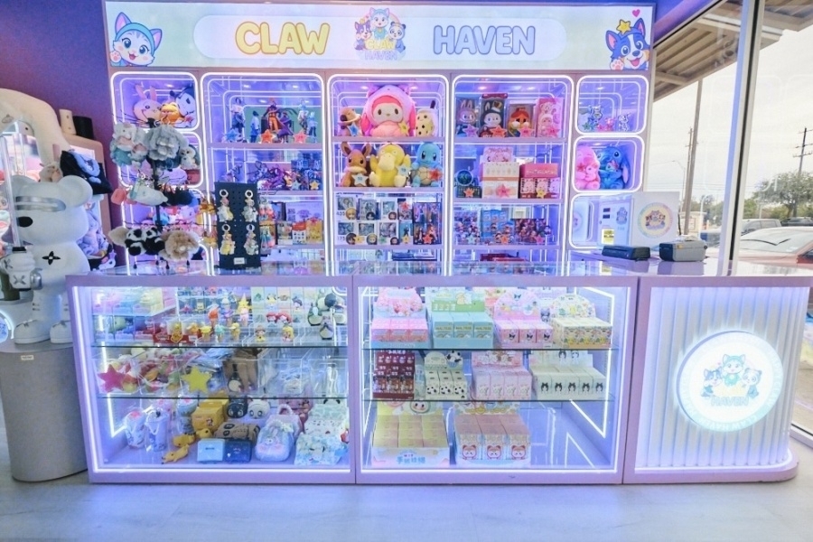 A new claw machine arcade has opened in Cedar Park. (Courtesy Claw Haven)