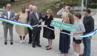 Pike Powers Plaza dedication