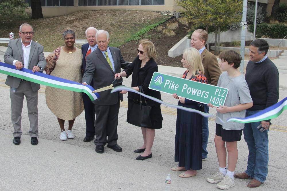 Pike Powers Plaza dedication