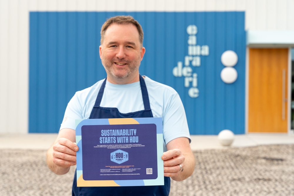 Heights-based restaurant Camaraderie, owned by chef Shawn Gawle, earned a distinction for its sustainability initiatives ahead of the 2026 FIFA World Cup, according to a Jan. 12 news release. (Courtesy Carla Gomez)