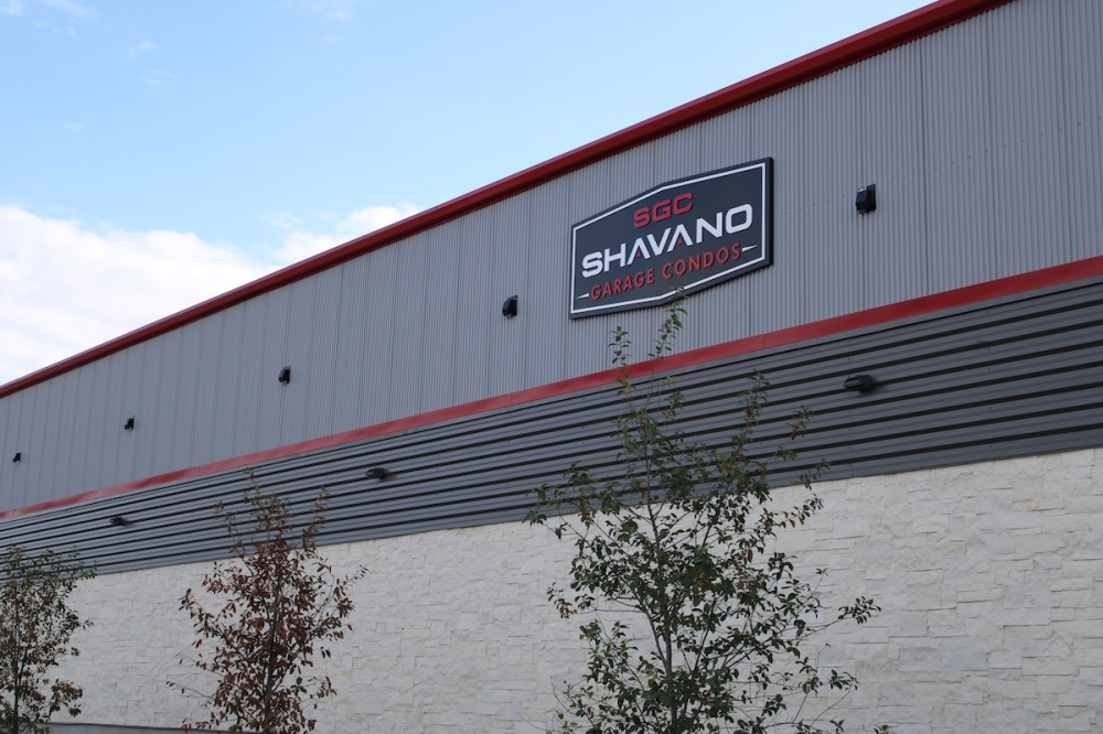 Shavano Garage Condominiums opened in December, located right behind The Rim Church and off of Indian Woods. (Andrew Creelman/Community Impact)