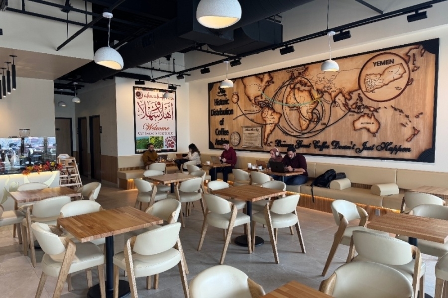 The Yemeni coffee inspired Qahwah House opened to the Leander community in late November. (Community Impact staff)