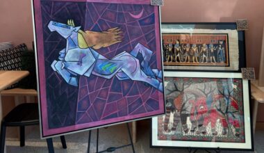 Three different paintings