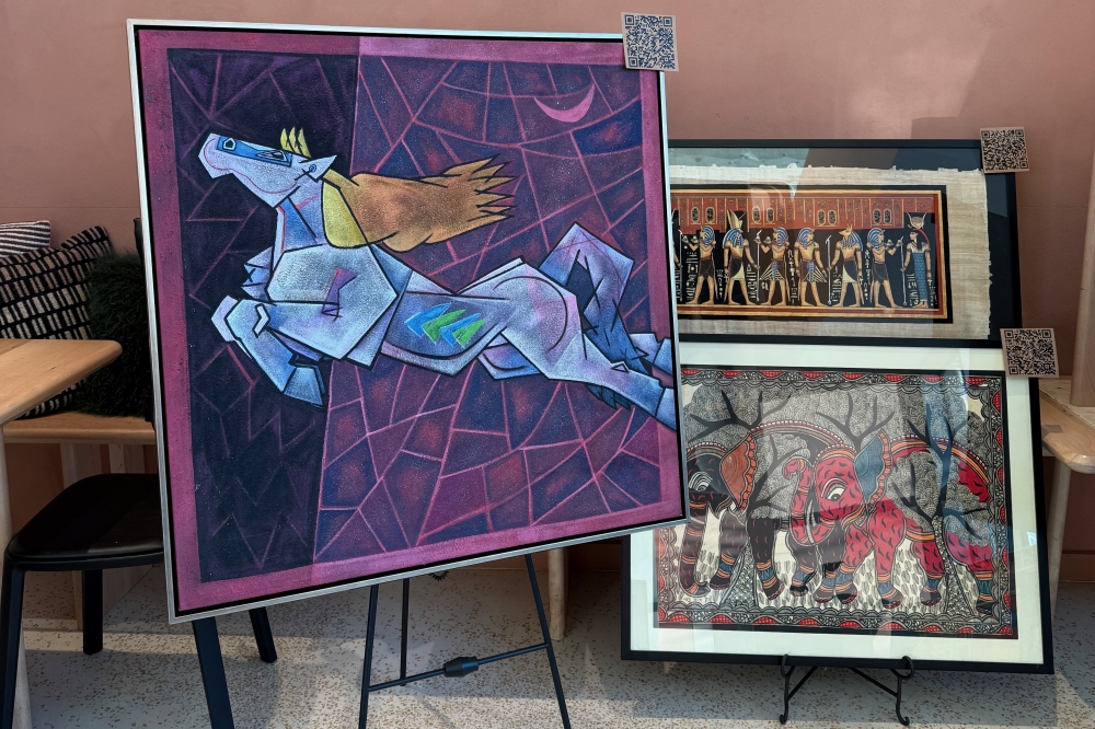 Three different paintings