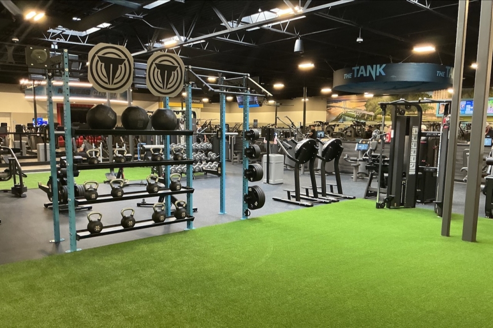 EoS Fitness opened one of its 40,000-square-foot, full-service gyms for customers in December. (Courtesy EōS Fitness)